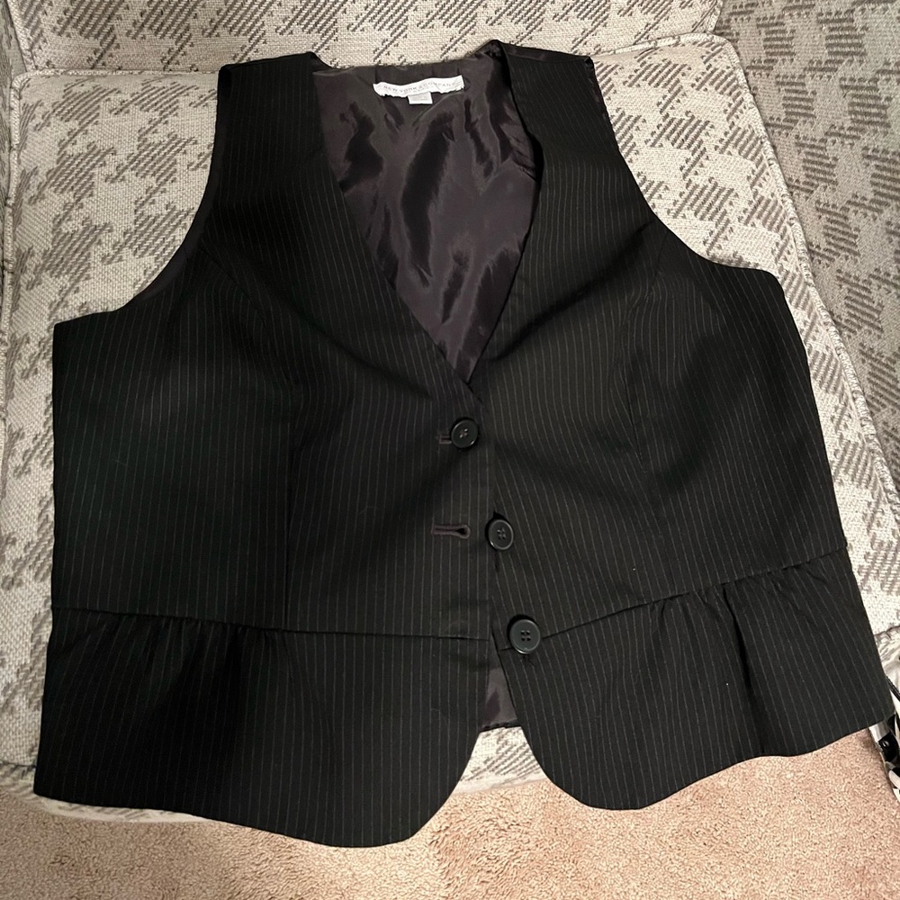 Black New York & Company vest
